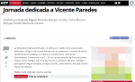 Diario Hoy. Jornada dedicada a Vicente Paredes
